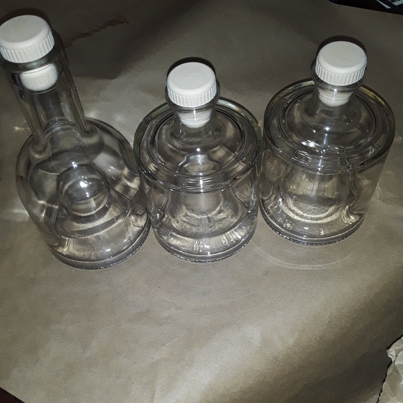 Triple 250ml Stacking glass bottle - Picture 7 of 7